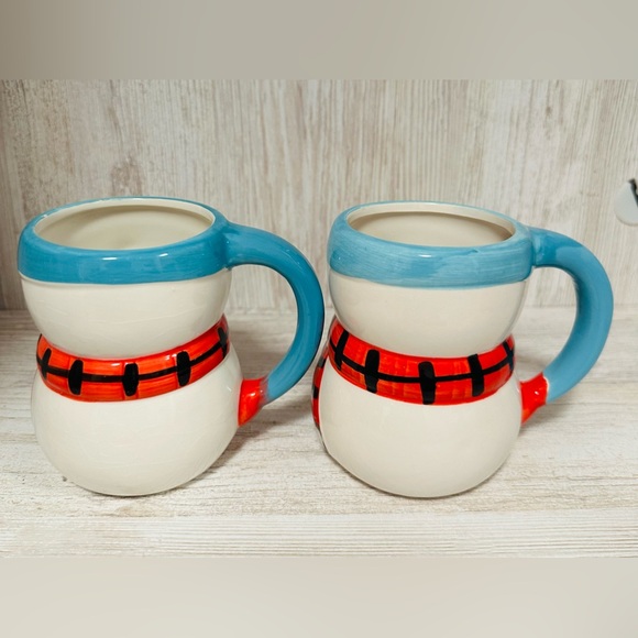 bay island snowman mug Set Of 2 - Picture 4 of 8